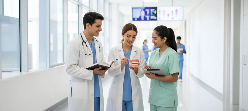 cuatro carreras de la salud