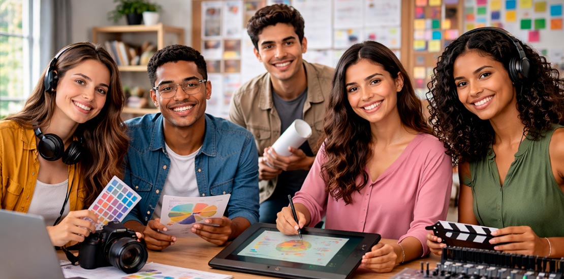 6 carreras ideales para mentes creativas en Colombia
