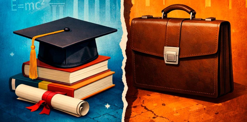¿Por qué algunos estudiantes con promedios altos, no les va bien en su desempeño laboral?