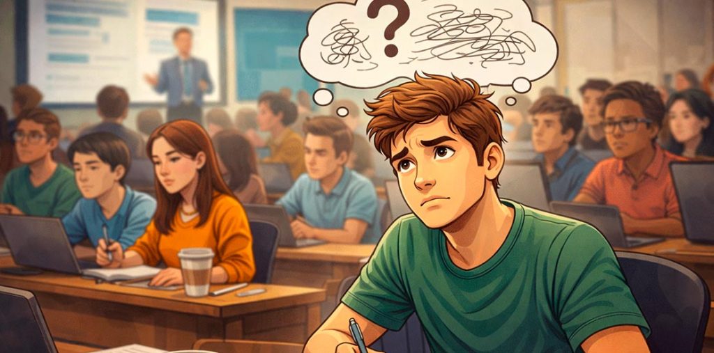 ¿Por qué puedes ir a clase y no entender realmente nada?