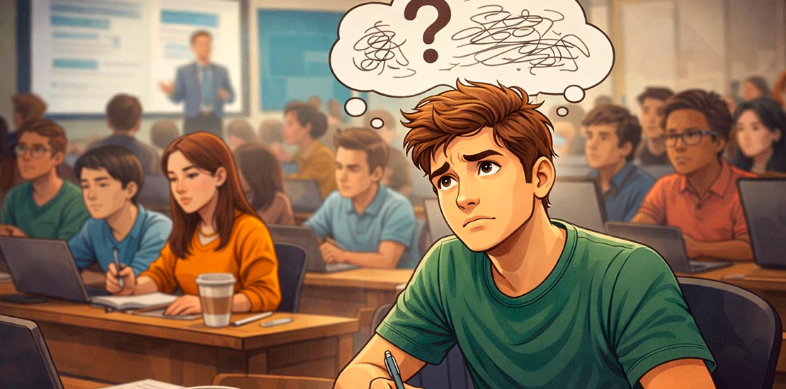 ¿Por qué puedes ir a clase y no entender realmente nada?