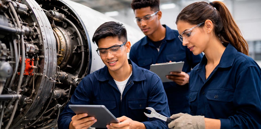 Técnico en mantenimiento de aeronaves: una carrera para trabajar con tecnología de alto nivel